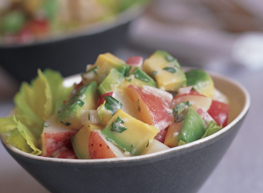 Potato and avo salad