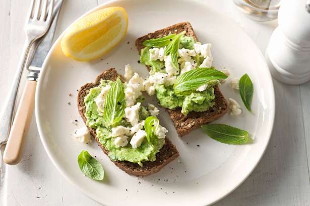 Avocado and feta smash