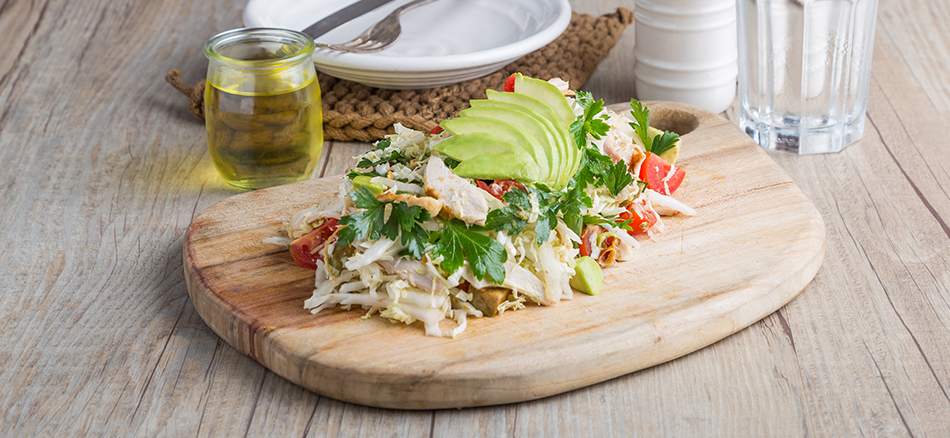 Chicken & avocado salad