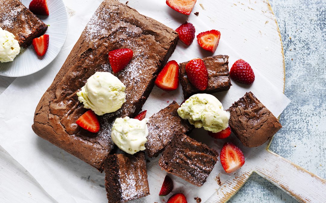 Decadent avo brownie