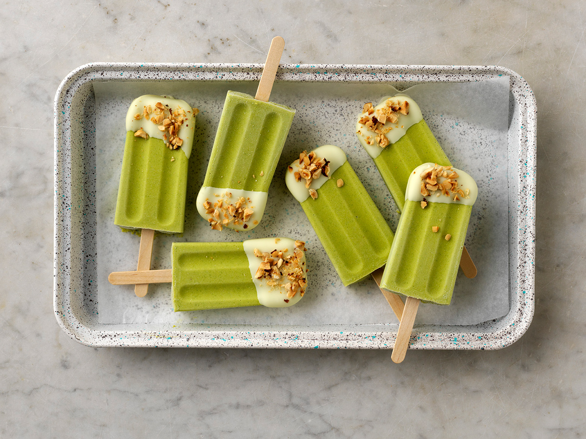 Avocado popsicle