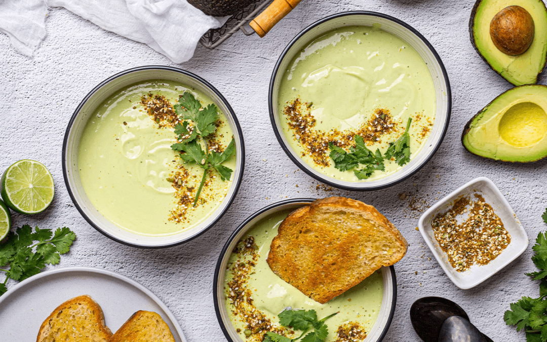 Chilled Avocado And Yoghurt Soup