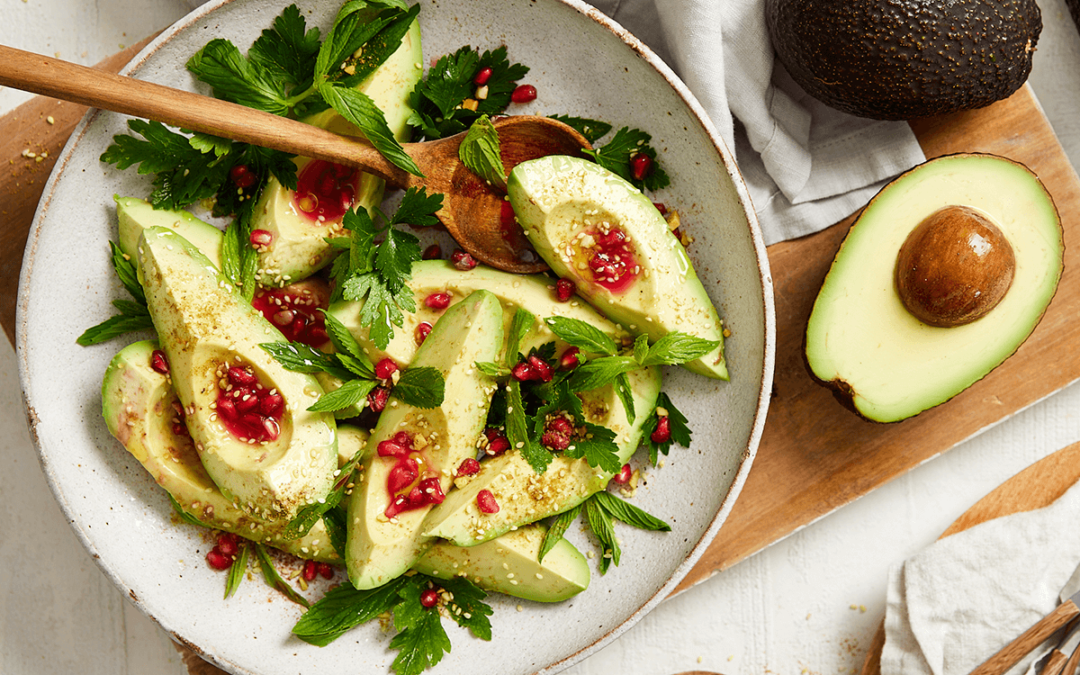 Moroccan Avocado Wedge Salad