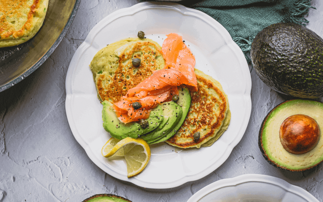 Savoury Avocado Pancakes