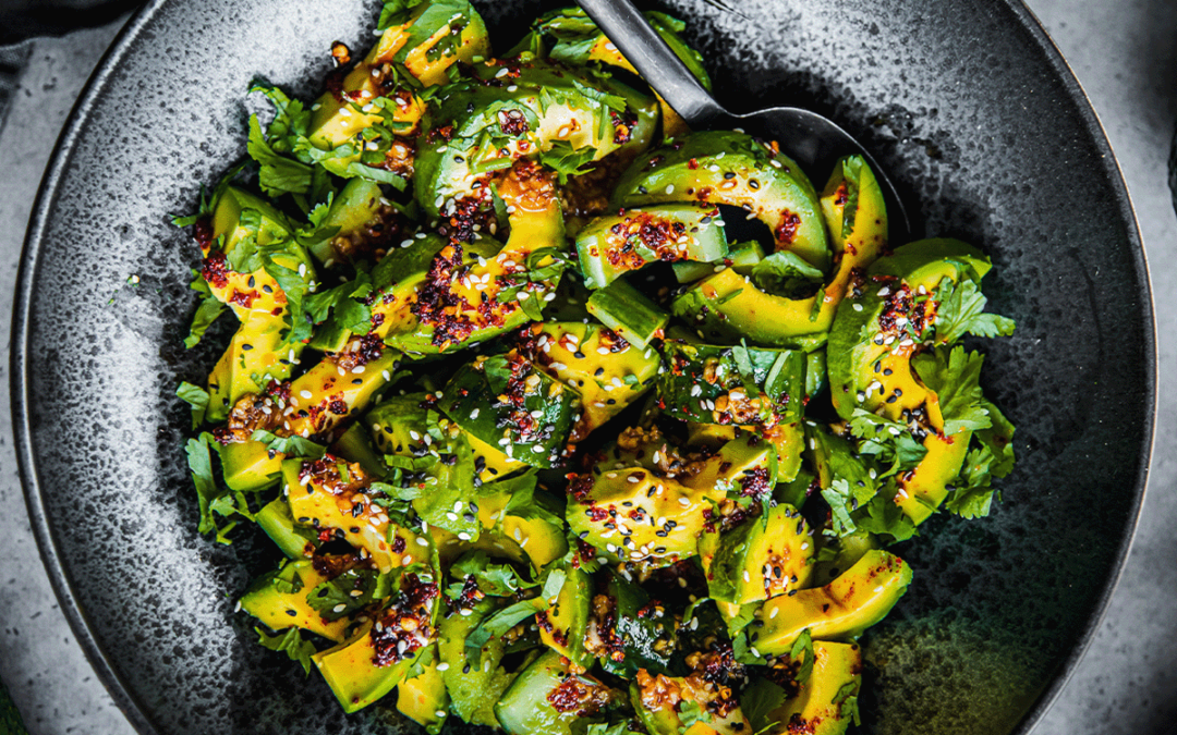 Spicy Avocado Cucumber Salad