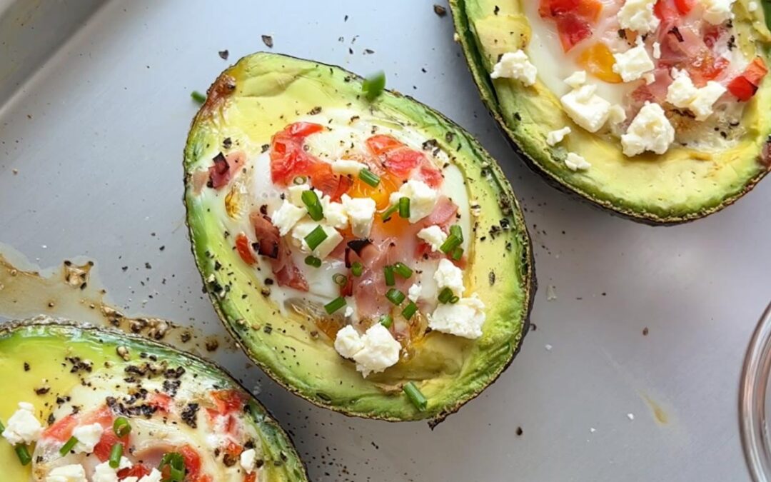 Baked Avocado Breakfast Boats