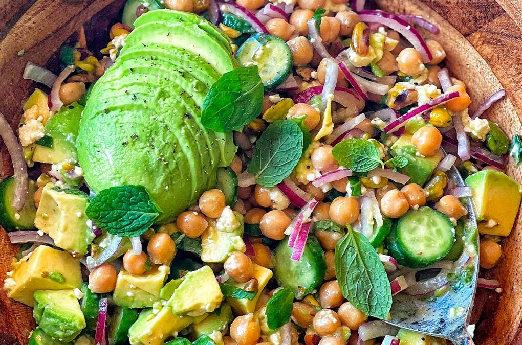 Avocado Chickpea Salad