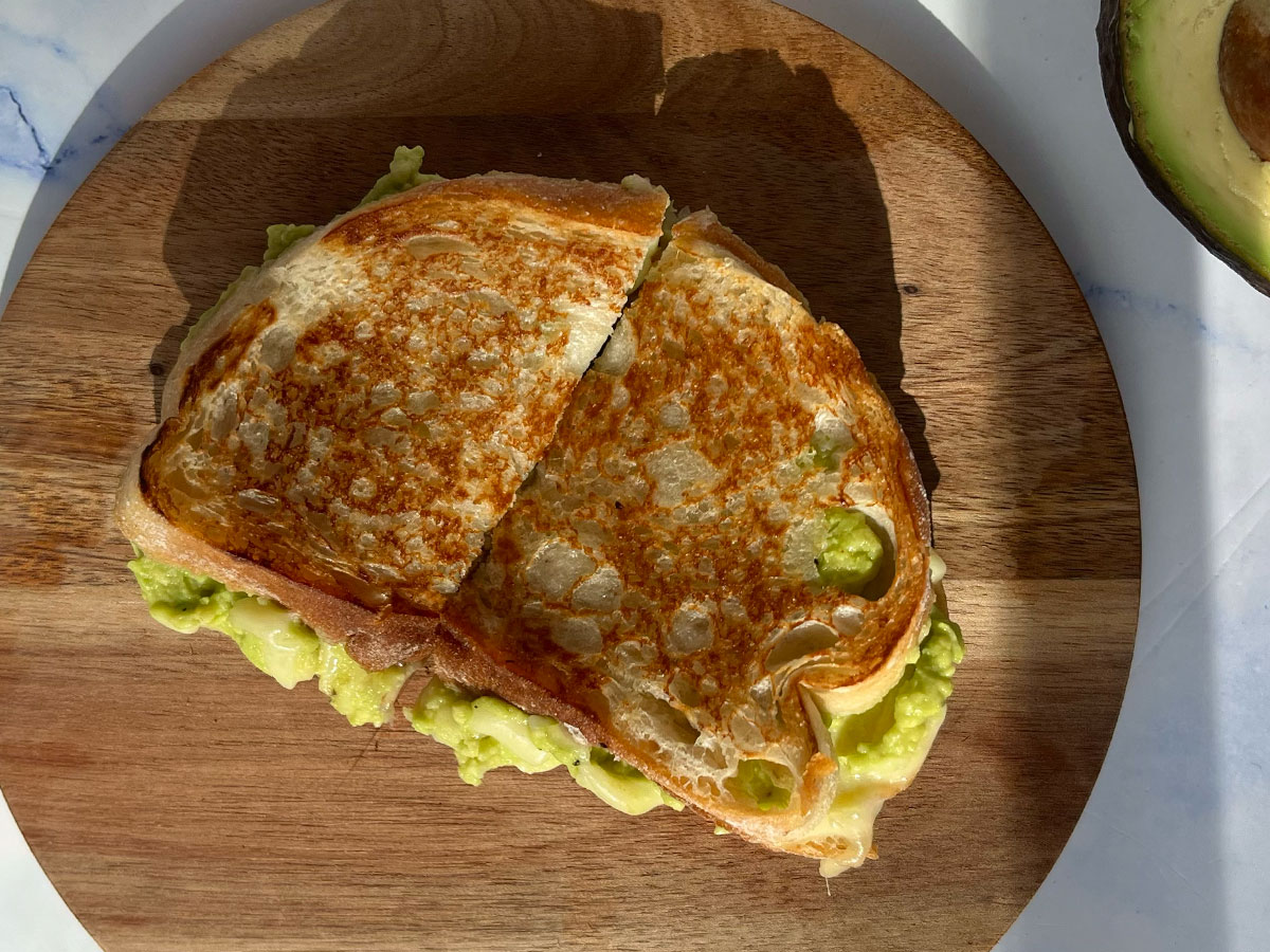 Avocado Grilled Cheese Toastie