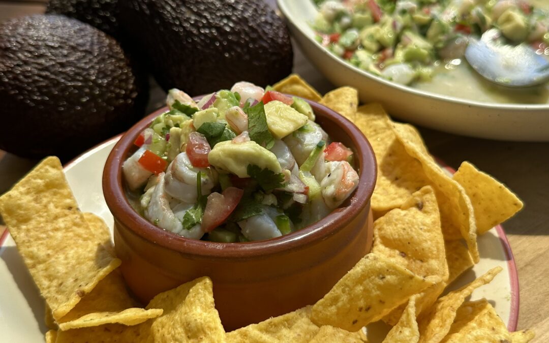 Avocado and Prawn Ceviche