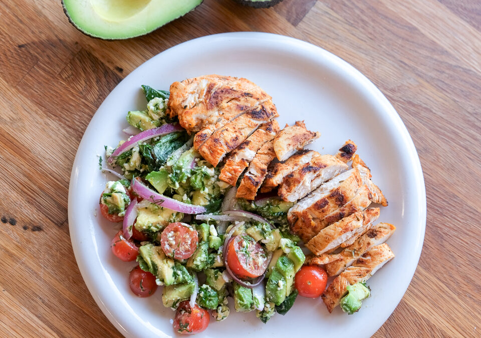 Avocado Grilled Chicken Salad