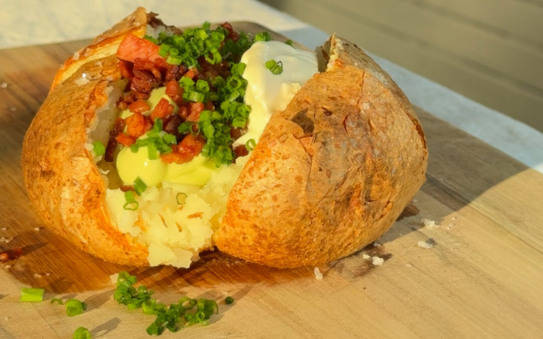 Jacket Potato with Whipped Avo x Harry Butterfield