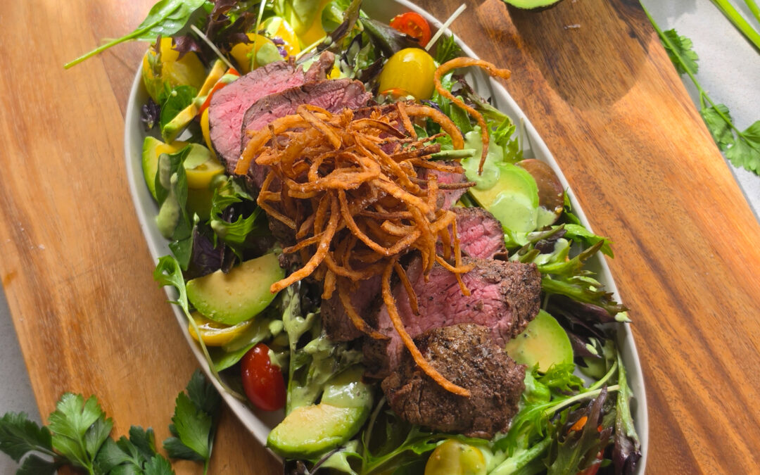 Avocado & Steak Sando Salad x Vande.Home